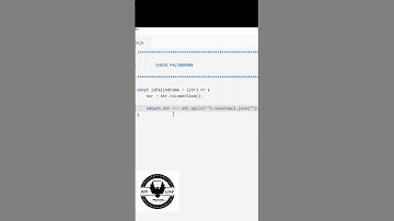 Program to Check Palindrome or not ? | javascript | Interview programming | #shortsvideo #shorts