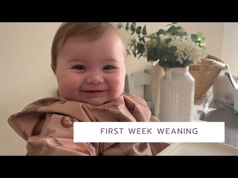 FIRST WEEK WEANING | FIRST TASTES | WEANING MY 5.5 MONTH OLD