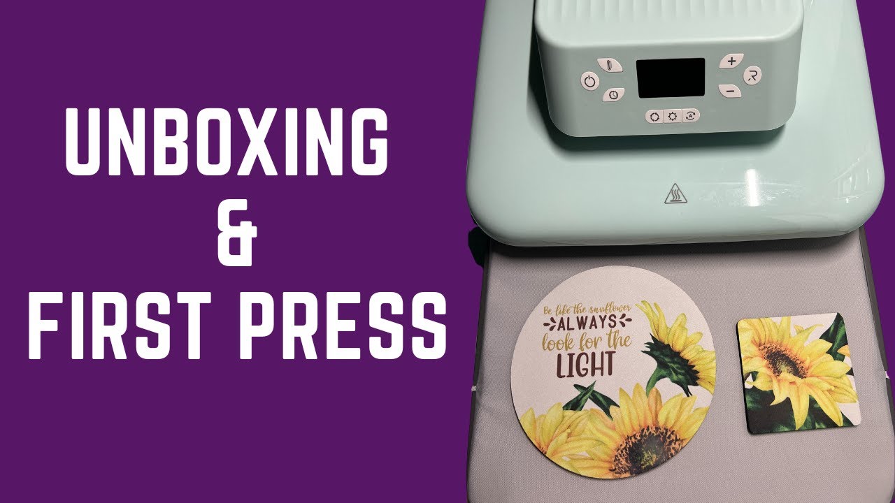 Unbox this Auto Heat Press from @HTVRONT with me! 📦 I've wanted a he