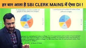 SBI Clerk Mains 2021 का ये DI आपको Exam में रुला सकता है !