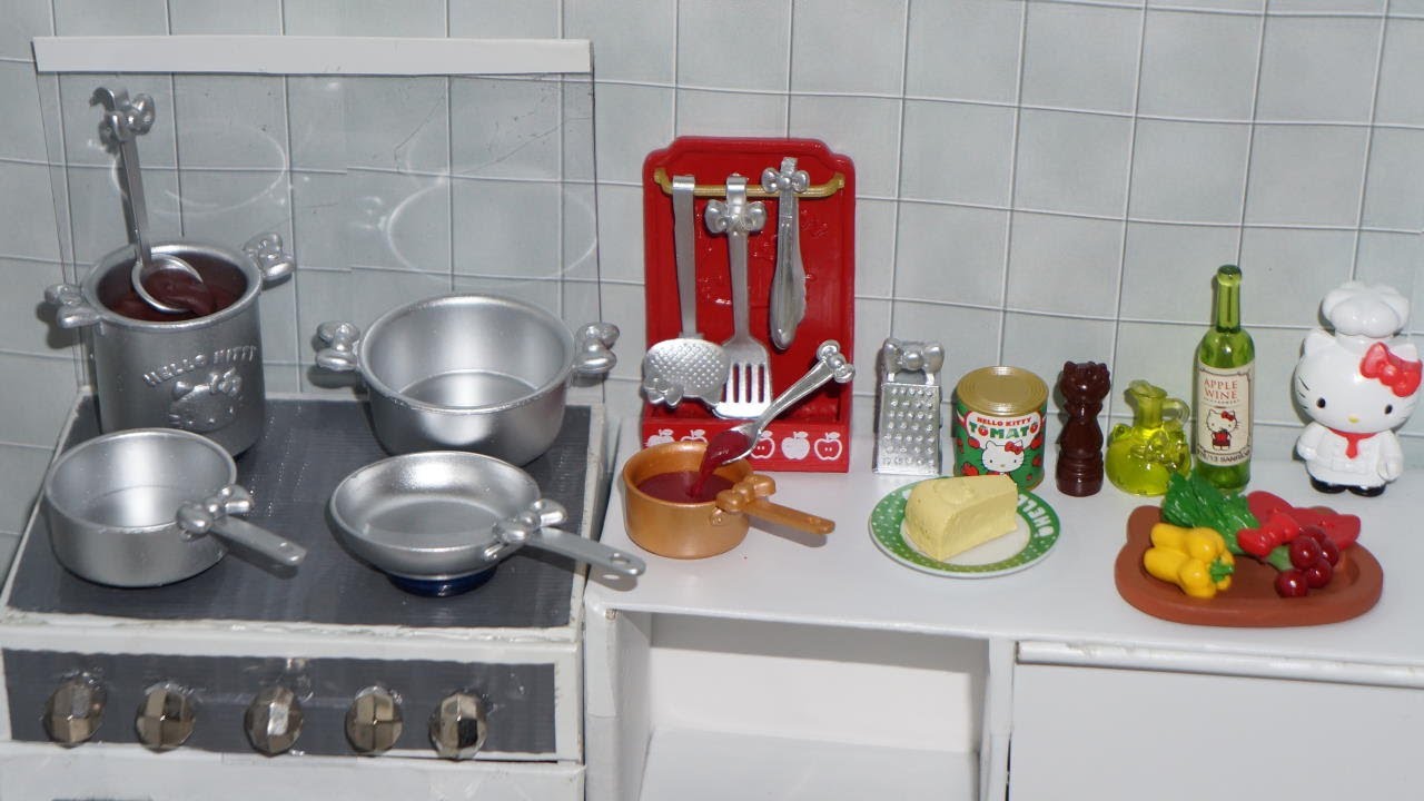 Re-Ment Hello Kitty Restaurant - miniaturas unboxing review