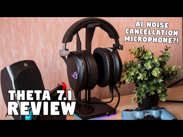 SUPERIOR 7.1 SURROUND! ROG THETA 7.1 HEADSET UNBOXING & REVIEW