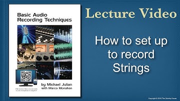 How to set up to record Strings