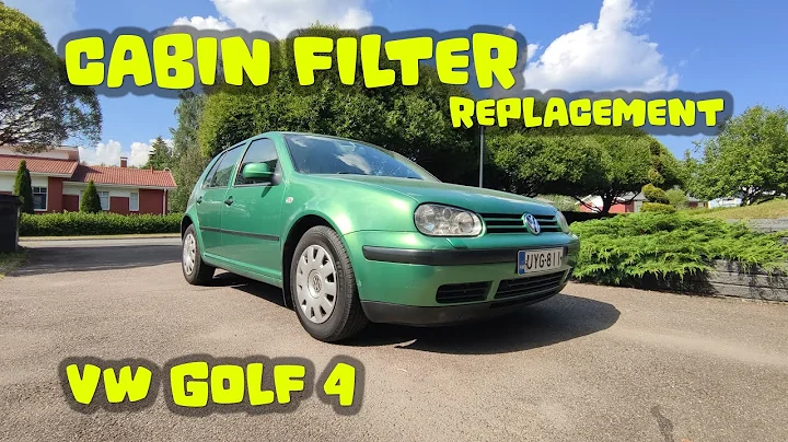 VW Golf 4 Cabin Filter Replacement