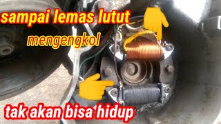 cara pasang sepul Honda Astrea...