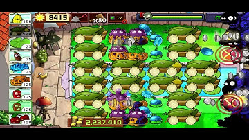 Plants vs. Zombies Puzzle - Last Stand Endless (Part 4: 16 cobs) - Flags 741 to 750