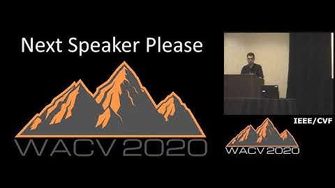 WACV20: Oral 2B: Object Recognition 1
