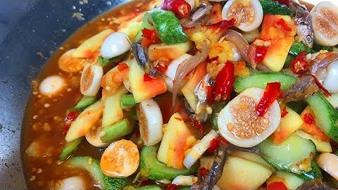 Cách làm MẮM ĐU ĐỦ DƯA CÀ giòn ngon bao nhiêu cơm cũng hết