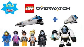 ALL NEW! 2019 Lego Overwatch Watchpoint: Gibraltar & Lego Overwatch Tracer vs Widowmaker