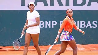 The Day Venus Williams & Coco Gauff Played Doubles Together | French Open 2021 | VENUS WILLIAMS FANS