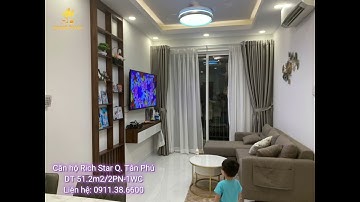 Video căn hộ Rich Star quận Tân Phú, DT 51m2/ 2PN - 0911386600
