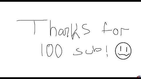 (LATE) 100 Sub Video  Special