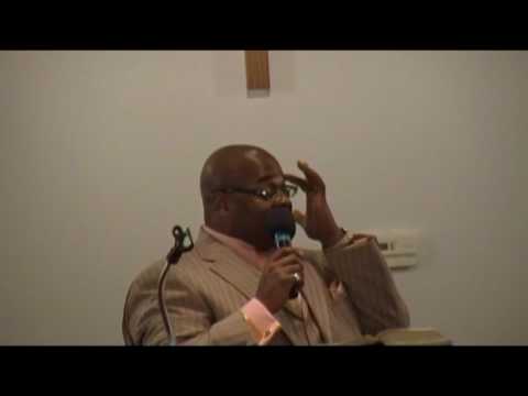 Pastor Charles L. Booker Jr. preaching Don't Leave...