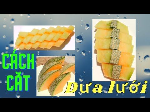 Cách Cắt Dưa Lưới Đơn Giản| Hướng Dẫn Cắt Dưa Lưới| Nghĩa Miền Tây T195