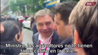 NEGRE deja KO al ministro PLANAS en FERRAZ: &quot;Los agricultores no le quieren tanto&quot;