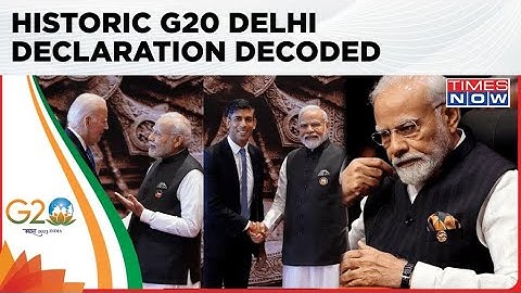 G20: Modiplomacy Wins As India Achieves Delhi Declaration Consensus| Bharat Did What Bali Couldn