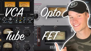 The 4 Types Of Audio Compressors Explained