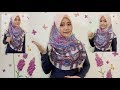 Tutorial Hijab Segi Empat Besar