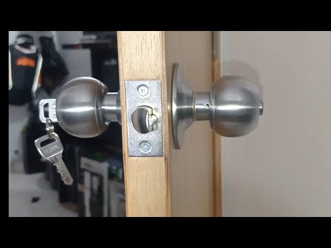 Video: ¿Puedes cambiar la llave de la perilla de una puerta?