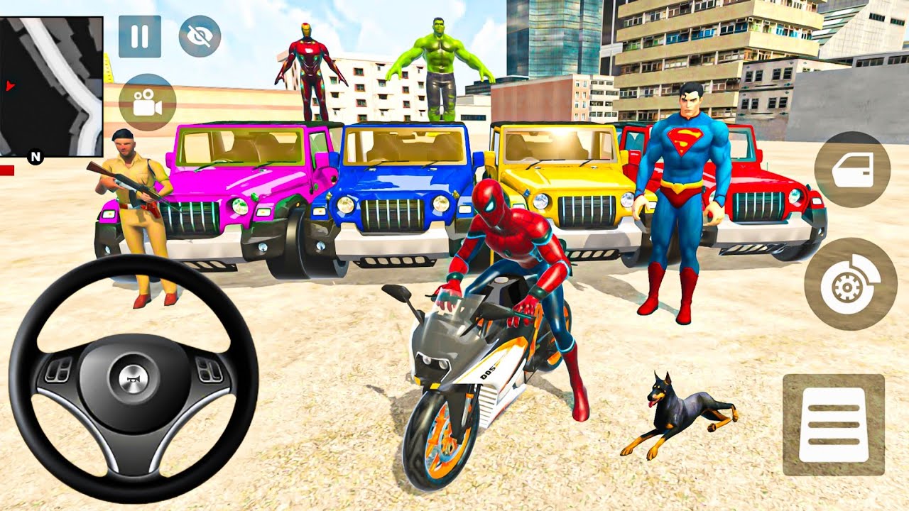 ❄️ Indian Thift Auto BatMan Game 🐝 Superhero Modify 💡Lightning_McQueen🔥Purchase All Car 🏎️ & Bike 🏍️