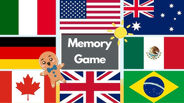 Memory Game for Kids :) Guess the flag!