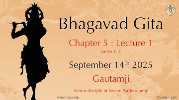 Bhagavad Gita Vers voor Vers | Hoofdstuk 5: Les 1 | Vers 1-3 | 14 sep.