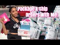 Package & Ship Orders With Me! Starter Kit, Lipgloss Base, Lipgloss Orders | Lipgloss Business Pt.19