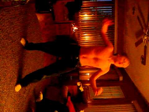 Caleb Hostetler dancing to Michael Jackson; really good