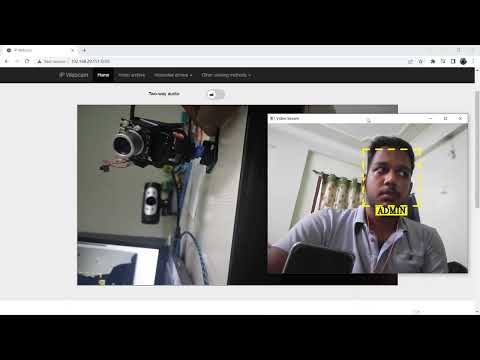 Face tracking using OpenCV and Arduino