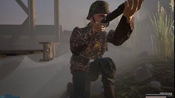 Leading the way across a pontoon bridge to attack British in Driel - Post Scriptum