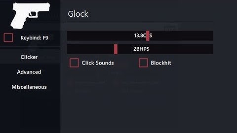 🔑 Showcase Glock AutoClicker 🔑⚡️⚡️Bypass (Lunar,BLC,OCMC,...)