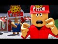 Escaping mad chucks pizza prison roblox obby