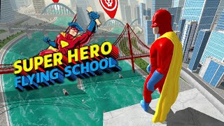 Super Hero Flying School - iOS Android Gameplay screenshot 1