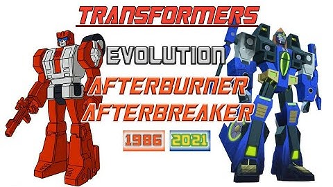 AFTERBURNER/AFTERBREAKER: Evolution in Cartoons and Video Games (1986-2021) | Transformers
