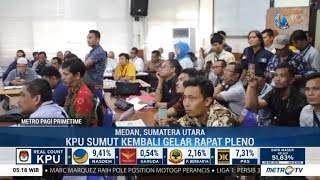 KPU Sumut Kembali Gelar Rapat Pleno