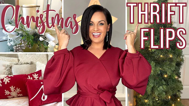 10 High End THRIFT FLIP Christmas DIY Decor Ideas On a Budget!