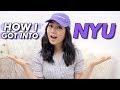 HOW I GOT INTO NYU (Stats, Application + What It's Like Going to NYU) | JENerationDIY