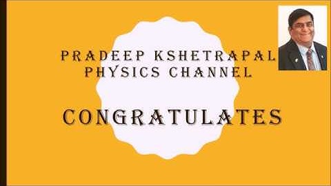 NEET SUCCESS Pradeep Kshetrapal Physics channel