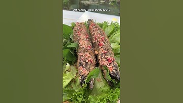 Cá lóc nướng muối ớt! #duasap