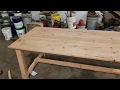 DIY Farmhouse Table With Alder Top Part 1 DIY Farmhouse Table With Alder Top Part 1