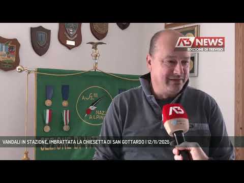 VANDALI IN STAZIONE, IMBRATTATA LA CHIESETTA DI SAN GOTTARDO | 12/11/2025