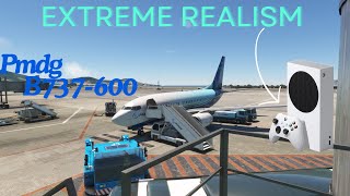 DEPARTURE FROM TNCM With Pmdg B737-600 | MSFS EXTREME Realism on Xbox Series S!?!