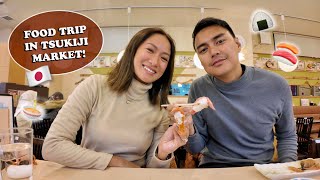 Japan Vlog: Food Trip In Tsukiji Market! | Laureen Uy