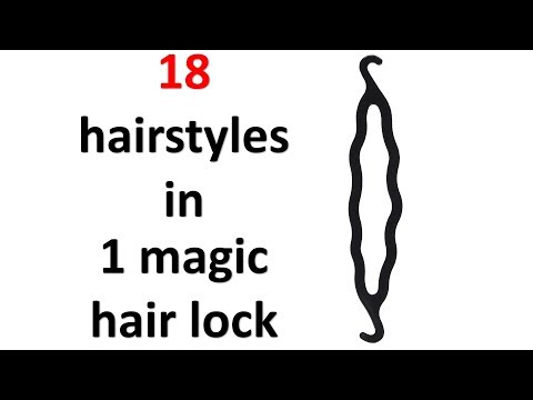 18-hairstyle-with-1-magic-hair-lock-||-try-on-hairstyles-||-quick-hairstyles-||-ladies-hair-style