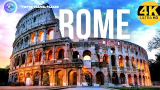 Rome, Italy  4K ULTRA HD View Cinematic Sound - Heaven of Earth (60 FPS)