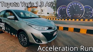 Toyota Yaris 1.3 Ativ Acceleration Run | 0-100