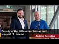 Deputy of the Lithuanian Seimas and support of Ukraine