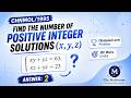 How many positive integer solutions exist for this system of equations?[xy+yz=63][xz+yz=23]