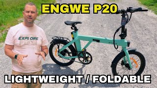 Engwe P20 250W Quiet Motor with Torque Sensor Folding E-Bike