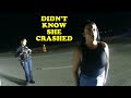 Clueless Girl gets Busted for DUI after Crashing - Palm Beach Gardens, Florida - February 11, 2024